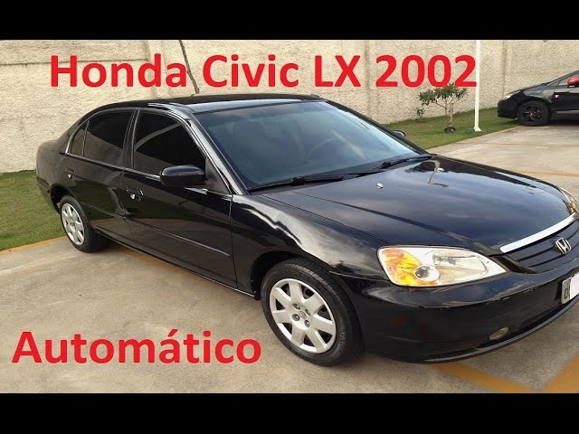 Honda Civic Lx 1 7 115cv Automático 2002 - YouTube