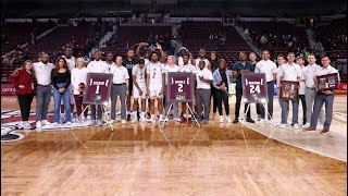 The New Mexico State Aggies Men’s Basketball team wins on Senior Day! DEEP THREE’S AND CRAZY DUNKS!
