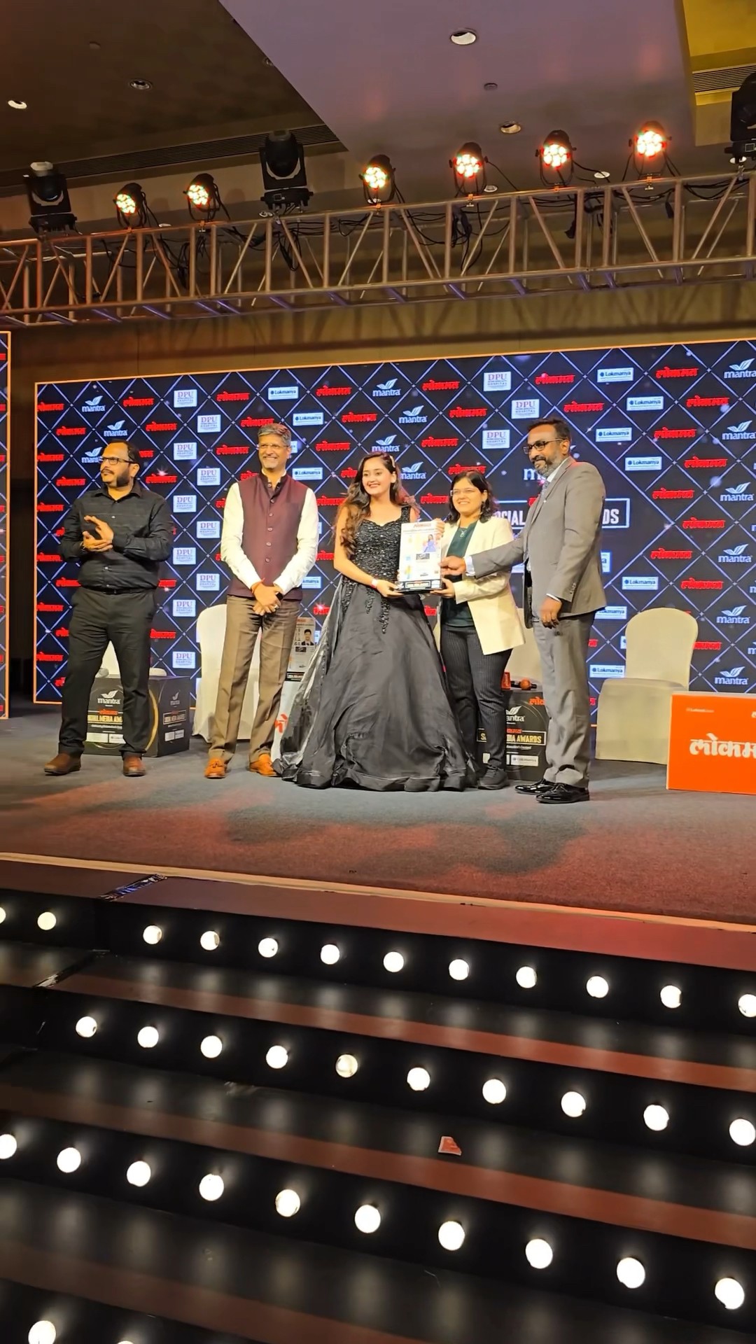 Yadav Brand Most popular Female entertainer \u0026 vlogger Award #bindasskavya #shorts  #yadavbrand2song