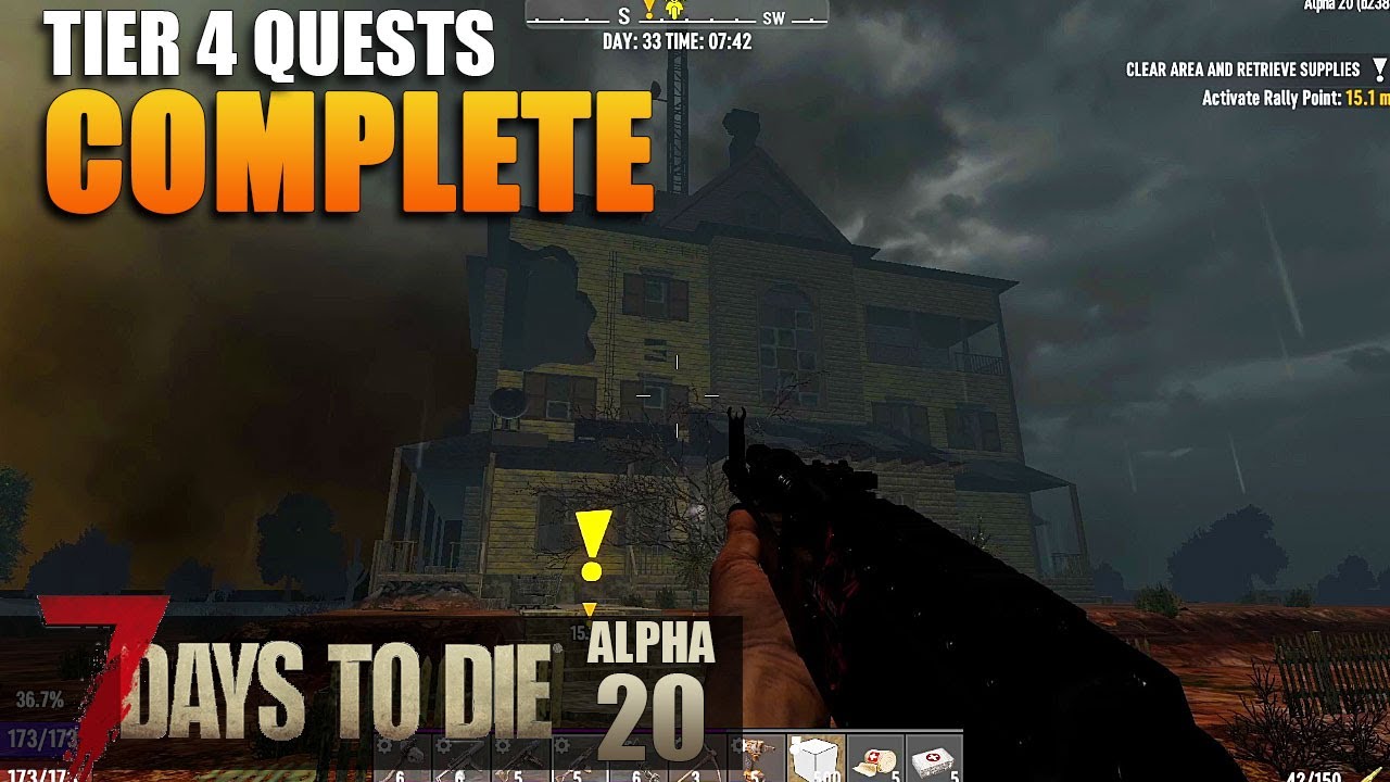 Arctic asiatisk periskop 7 Days To Die | TIER 4 QUESTS COMPLETE | Alpha 20 Gameplay | S2 EP33 -  YouTube