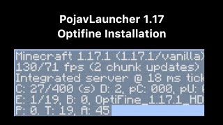 PojavLauncher 1.17 OptiFine Installation | Official Fix | *Working* screenshot 4