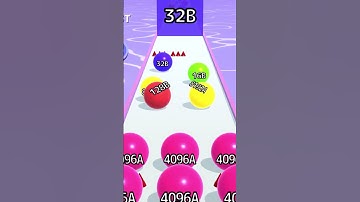 BALL RUN 2048 GAME || Ball Run 2048 Gameplay 😱 #trending #viral #shorts