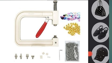 Pearl Setting Machine | Beads punching Machine | Review and Usage