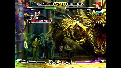 Capcom VS SNK Pro - Evil Ryu/Orochi Iori Playthrough