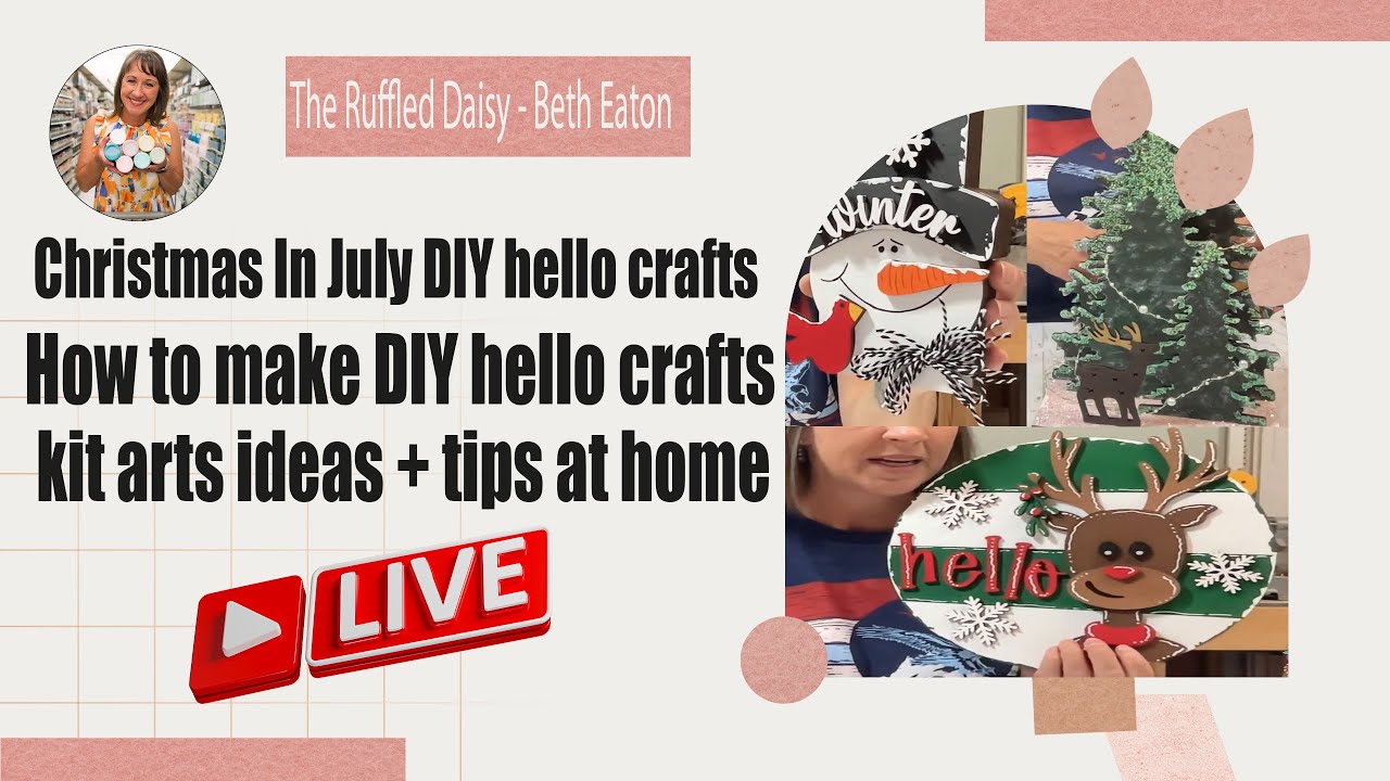 Christmas In July DIY hello crafts | How to make DIY hello crafts kit ...