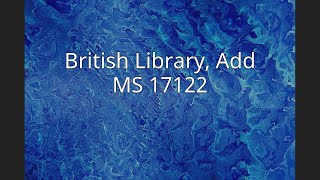 British Library, Add MS 17122