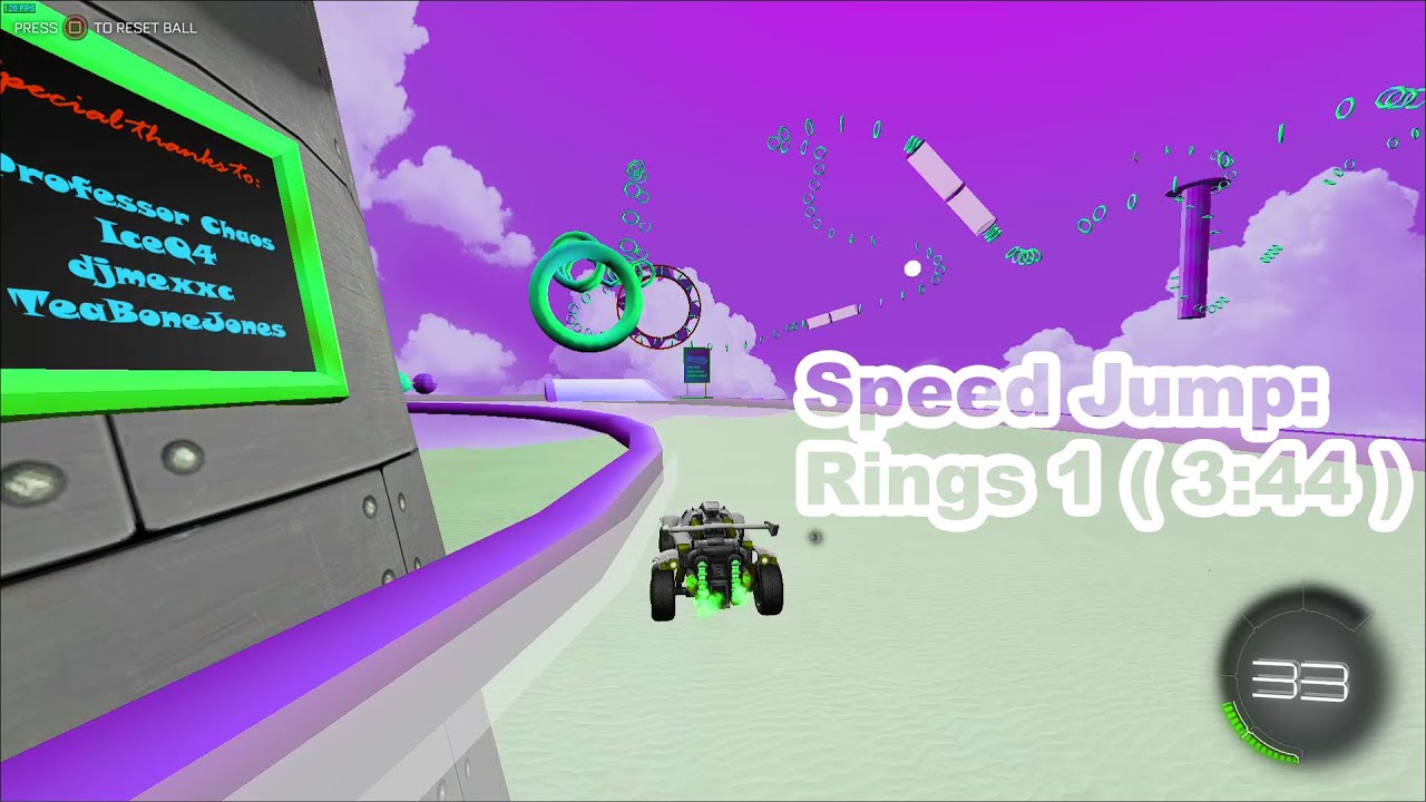 Speed Jump: Rings 1 - 3:44 (100% , limited boost) - YouTube