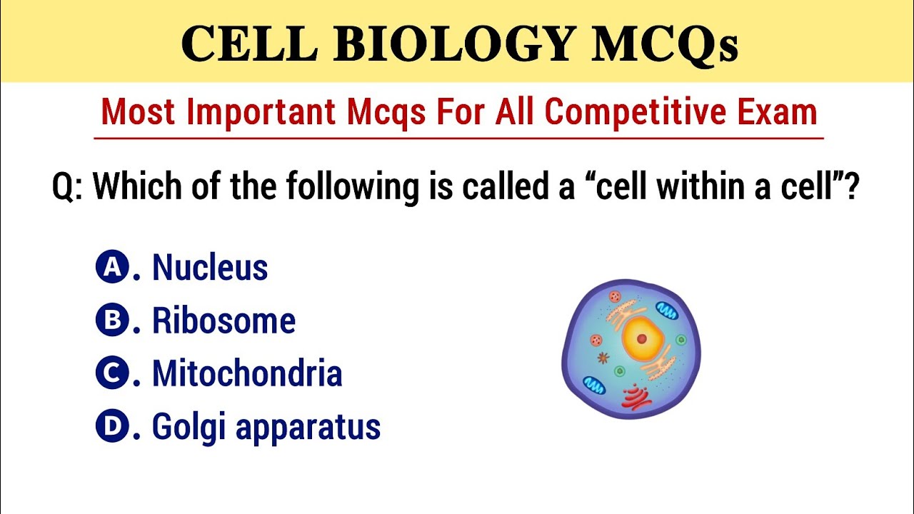 Cell Biology Mcq | Cell Biology Questions | Cell Biology Questions and Answers | Cytology Mcq