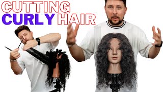 HOW TO CUT CURLY HAIR LAYERS - FULL STEP BY STEP screenshot 5