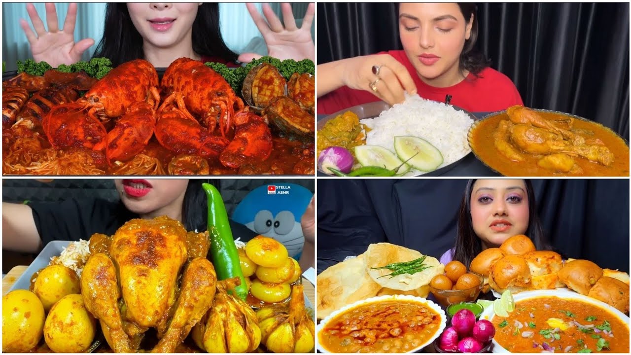 4x asmr muckbang humza world of foodie Tina Stella asmr sutapa 