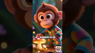 This Monkey Just Found True Friendship #shorts #heartwarming #animation