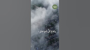 اية عظيمة يصف ربنا فيها اهوال يوم القيامة / تلاوة تأسر القلوب