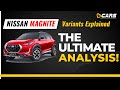 Nissan Magnite Variants Explained w/ Leaked Prices | Which One To Book? | The Ultimate Analysis