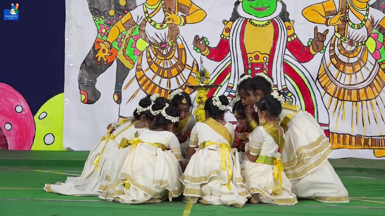 RAINBOW COLORS - 2018 ( Beautiful Kerala Dance By Grade - IV Kids )
