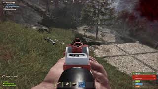 RUST 2021 Eoka play for MP5 and inventory of metal.