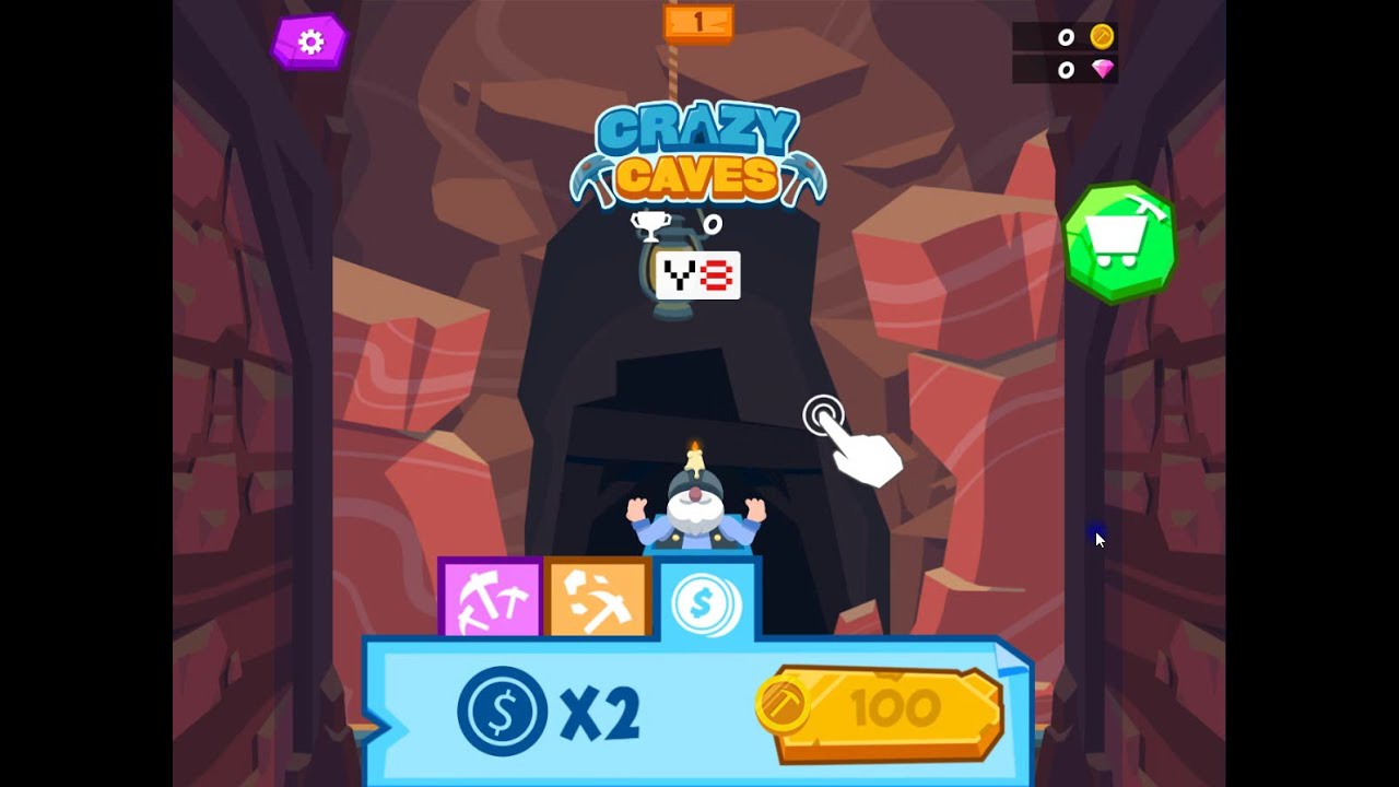 Crazy Caves (Level 1 50) YouTube