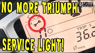 How To Reset the Triumph Service Light With DealerTool