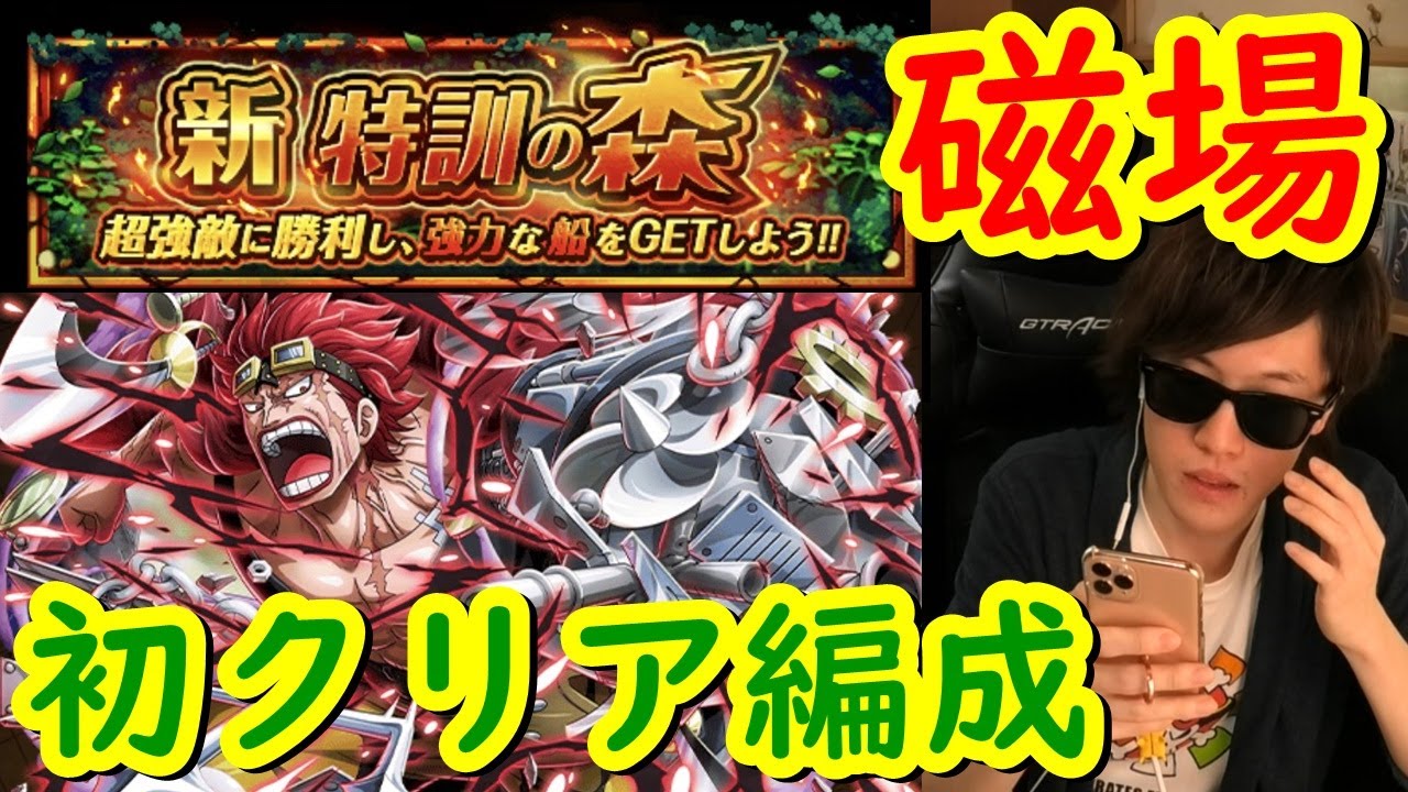 トレクル 特訓 の 森 磁場 トレクル 特訓の森磁場をバレット 6周年ルフィの初クリア編成で Optc