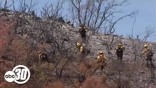 Colorado Fire injures 2 firefighters as crews battle difficult terrain in Mariposa County