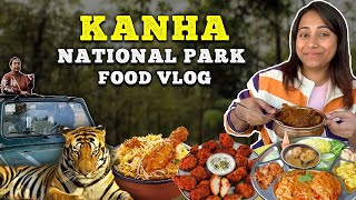 Kanha National Park Food Vlog, Tiger Safari, Baiga Tribe & more