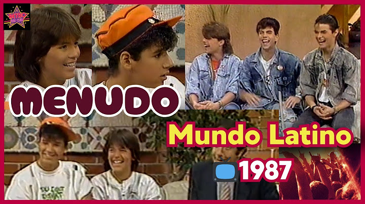 ¿Viste esta entrevista de Menudo en 1987? Te va a sorprender