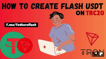 How To Create Flash USDT On Trc20,Erc20,bep20 || Flash USDT Tradeable 