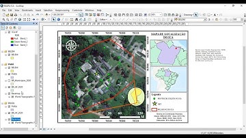 MAPA DE LOCALIZAÇÃO NO ARCGIS DESKTOP