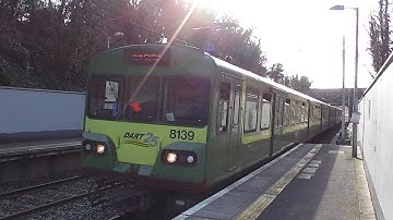 IE 8100 Class Dart Train number 8139 - Killester Station, Dublin