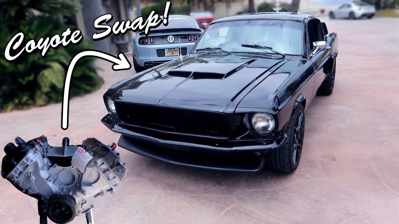 Coyote Swapping My 1968 Ford Mustang Fastback! Episode 8 - YouTube