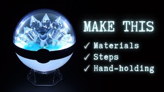 DIY the coolest home for your Pokémon. Make a Glacier Pokemon Terrarium with me.