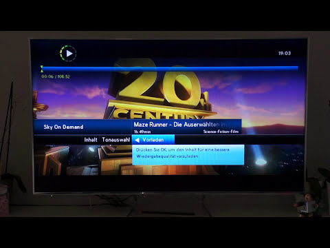 Sky on Demand - Review & Funktionen - hier am Sky+ HD Reciever mit Festplatte