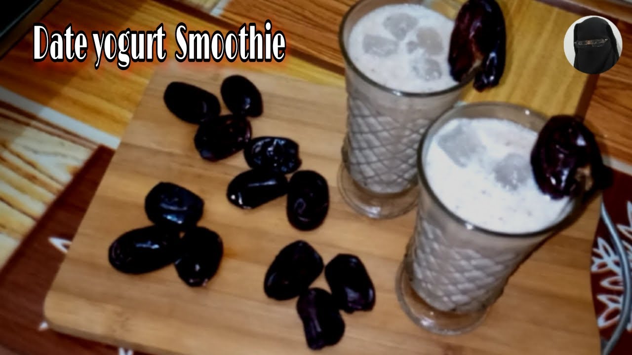 Date Yogurt Smoothie khajoor aur dahi ki Smoothie healthy Shake Asma