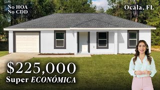 ¿Será esta la casa más ECONÓMICA  en Ocala, Florida?  Buena, Bonita y Barata sin HOA .