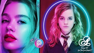 Dual Tone Effect With Neon Ring | Picsart Editing | Tutorial