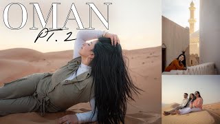Travel vlog - Oman: From Forts to Sand Dunes & Beautiful Oasis! (Nizwa, Wahiba Sands, Wadi Bani Khalid) | (Part 2)