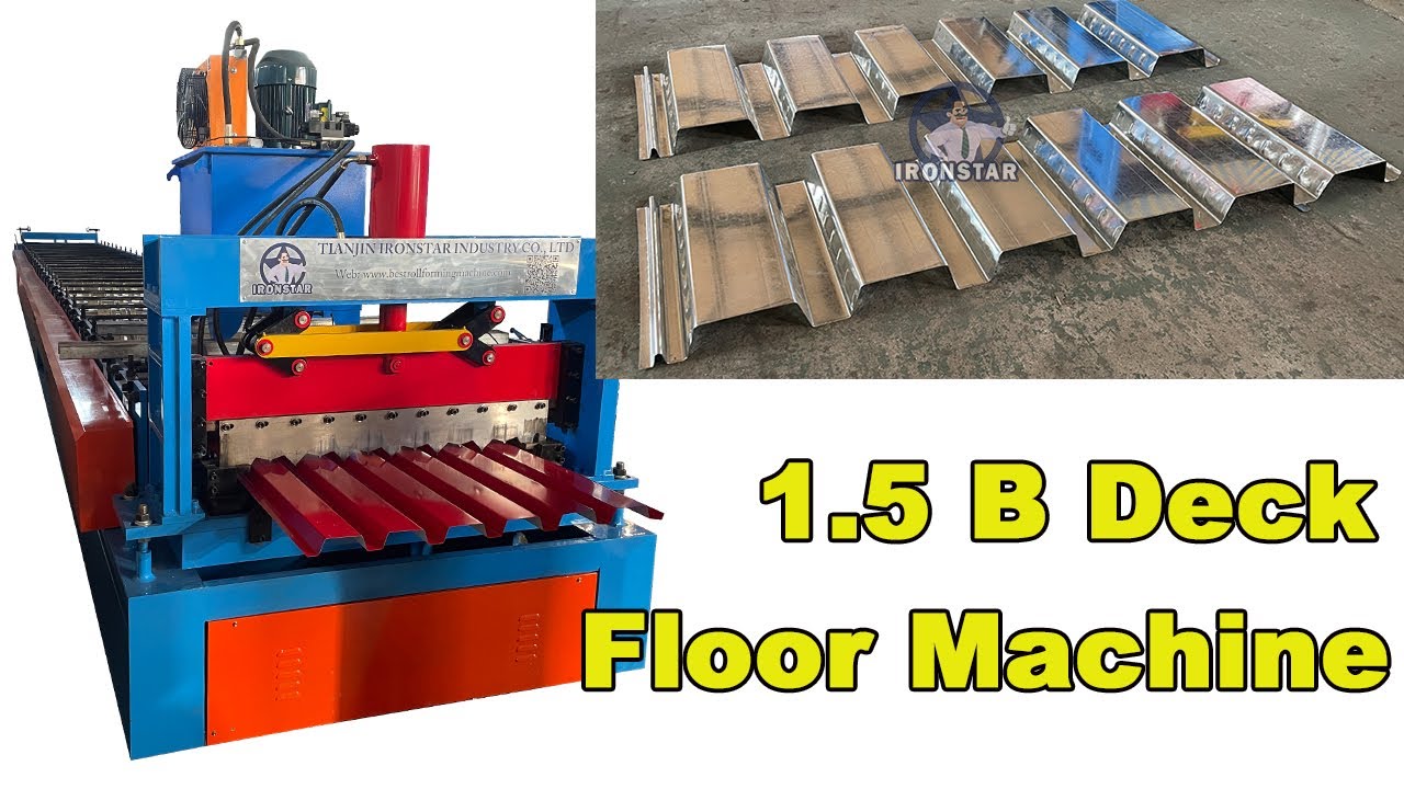 1.5 deck floor roll forming machine | b decking machine | b deck roll ...