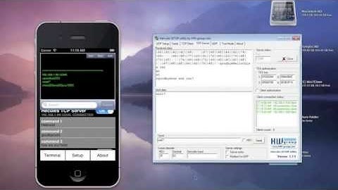 Simple TCP Terminal Demo