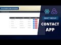 React Redux Contact App | Redux Projects