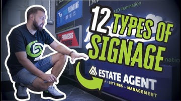 12 types of signage for your shop or office - what