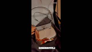 unboxing pr gift by prada,mini cleo prada bag,brand new collection