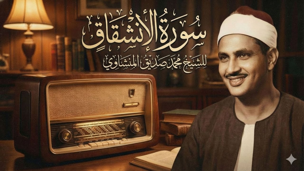 سورة الانشقاق | تلاوة خاشعة | الشيخ محمد صديق المنشاوي رحمه الله