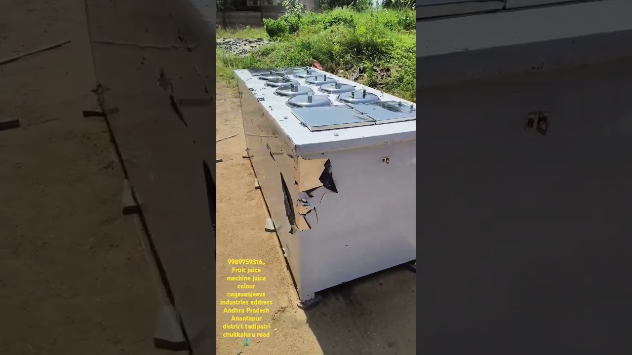 9989759316.,12cans fruit juice machine juicecoolerNAGASANJEEVA INDUSTRIES GPR 24HOURS COOLING ACUNIT