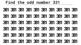 Can You Spot 331 Before Time Runs Out