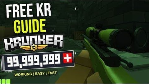 HOW TO GET FREE KR in Krunker! *NEW*