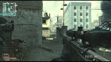 MW3 | My First Random Cross Map Throwing Knife
