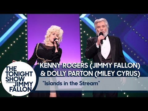 Jimmy Fallon and Miley Cyrus Recreate Kenny Rogers and Dolly Parton's "Islands in the Stream"