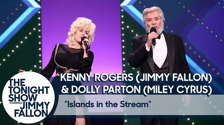 Jimmy Fallon and Miley Cyrus Recreate Kenny Rogers...