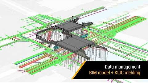 BIM and KLIC Data in vSite AR - Heinplein Bridge, Netherlands