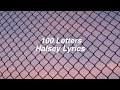 100 letters  halsey lyrics