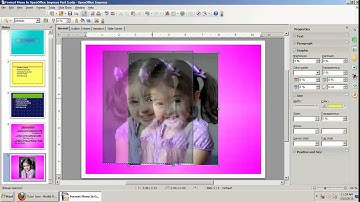 Format Menu In OpenOffice Impress Part -5
